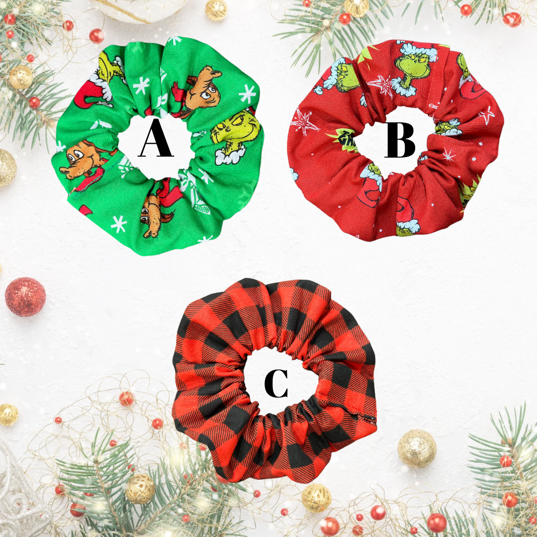 Christmas scrunchies
