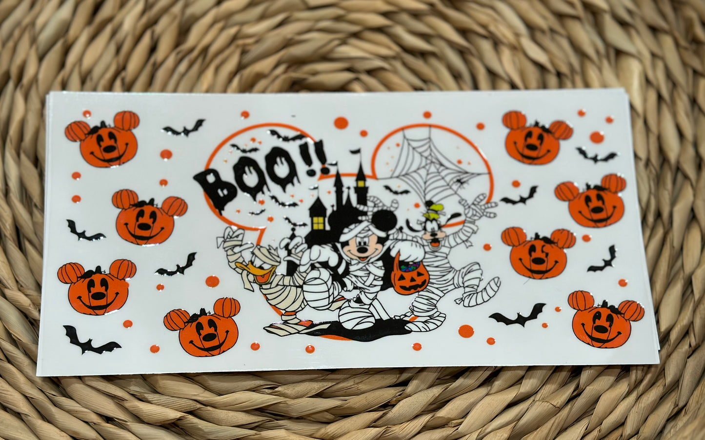 Halloween park UVDTF 16oz cup wrap