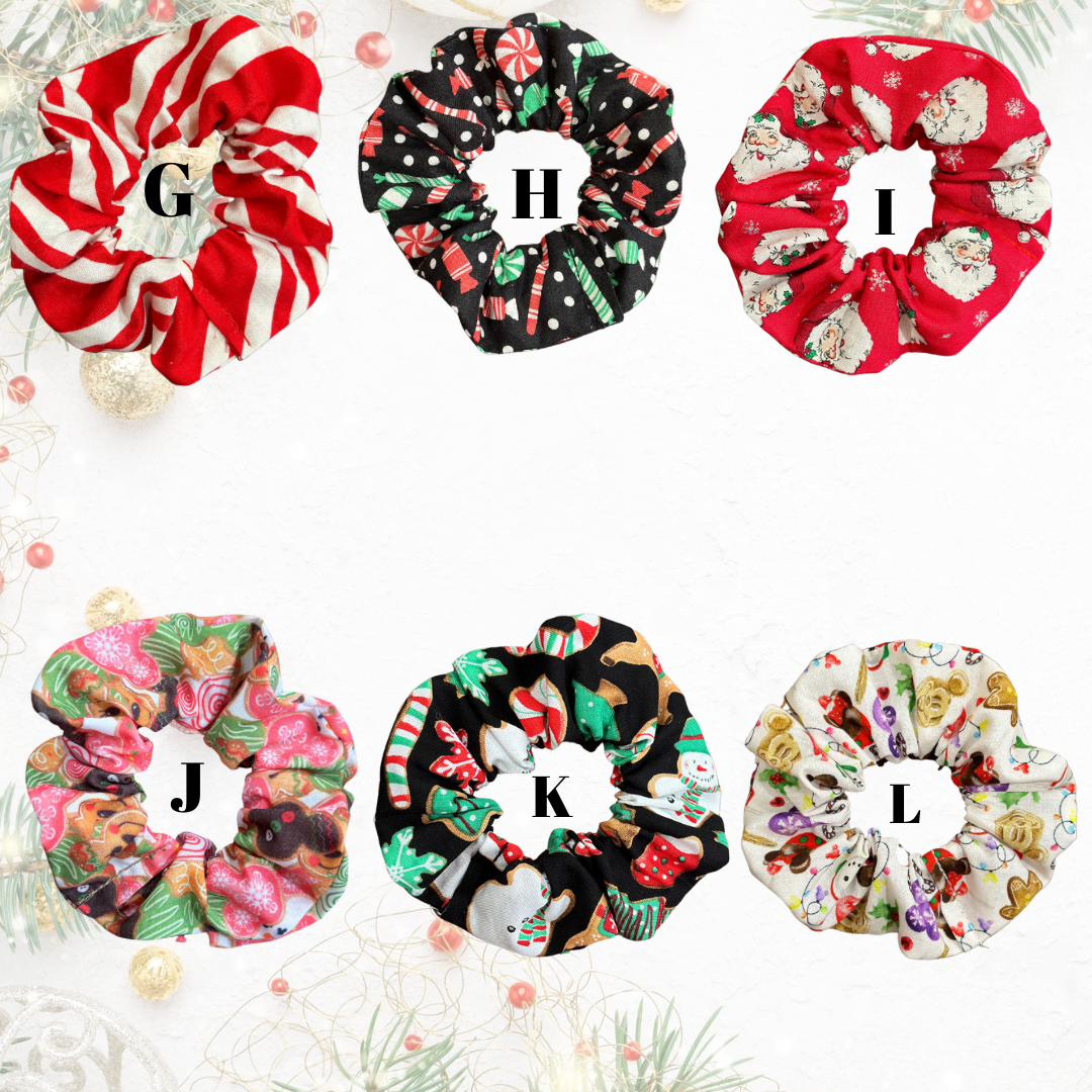 Christmas scrunchies