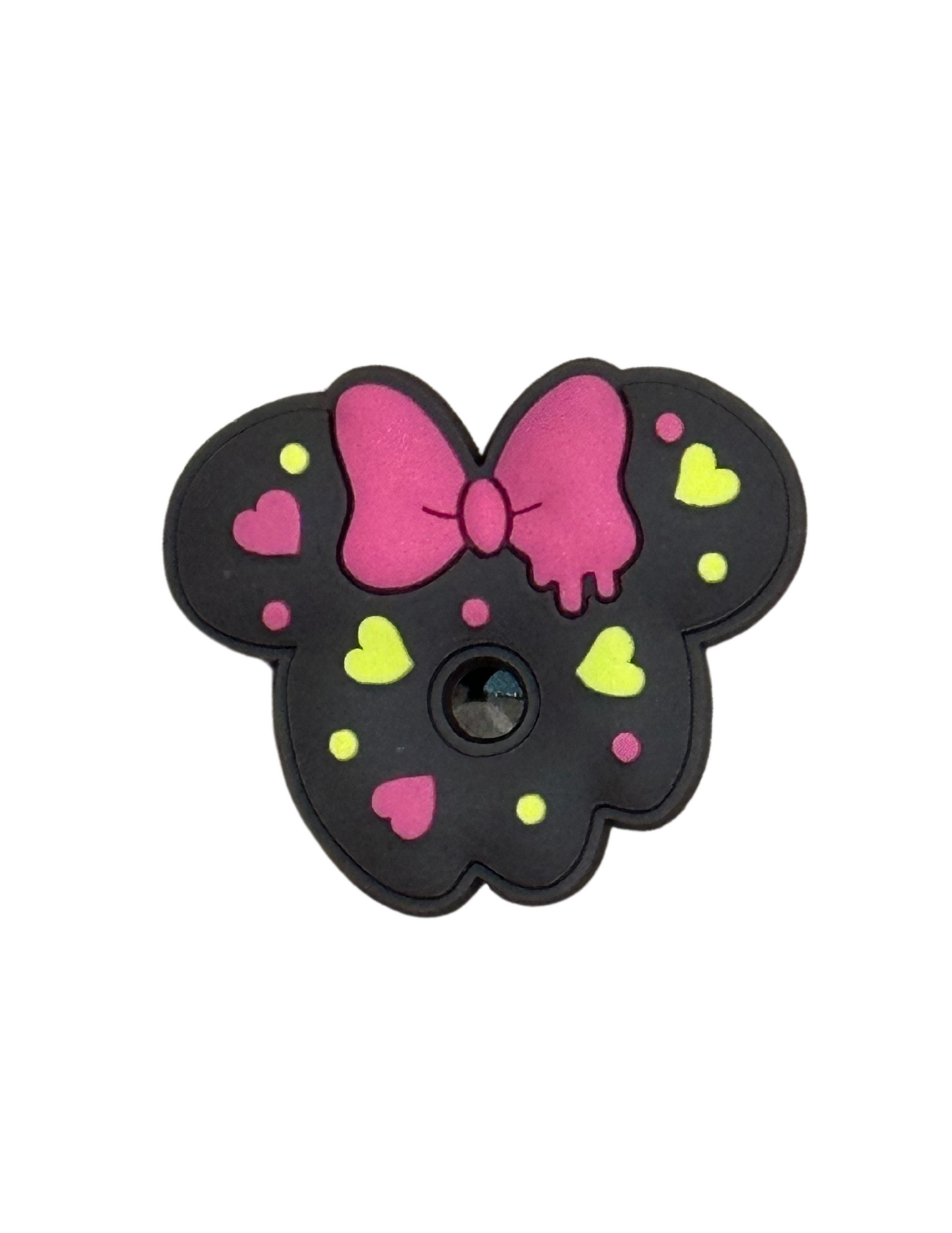 Donut mouse shoe charm