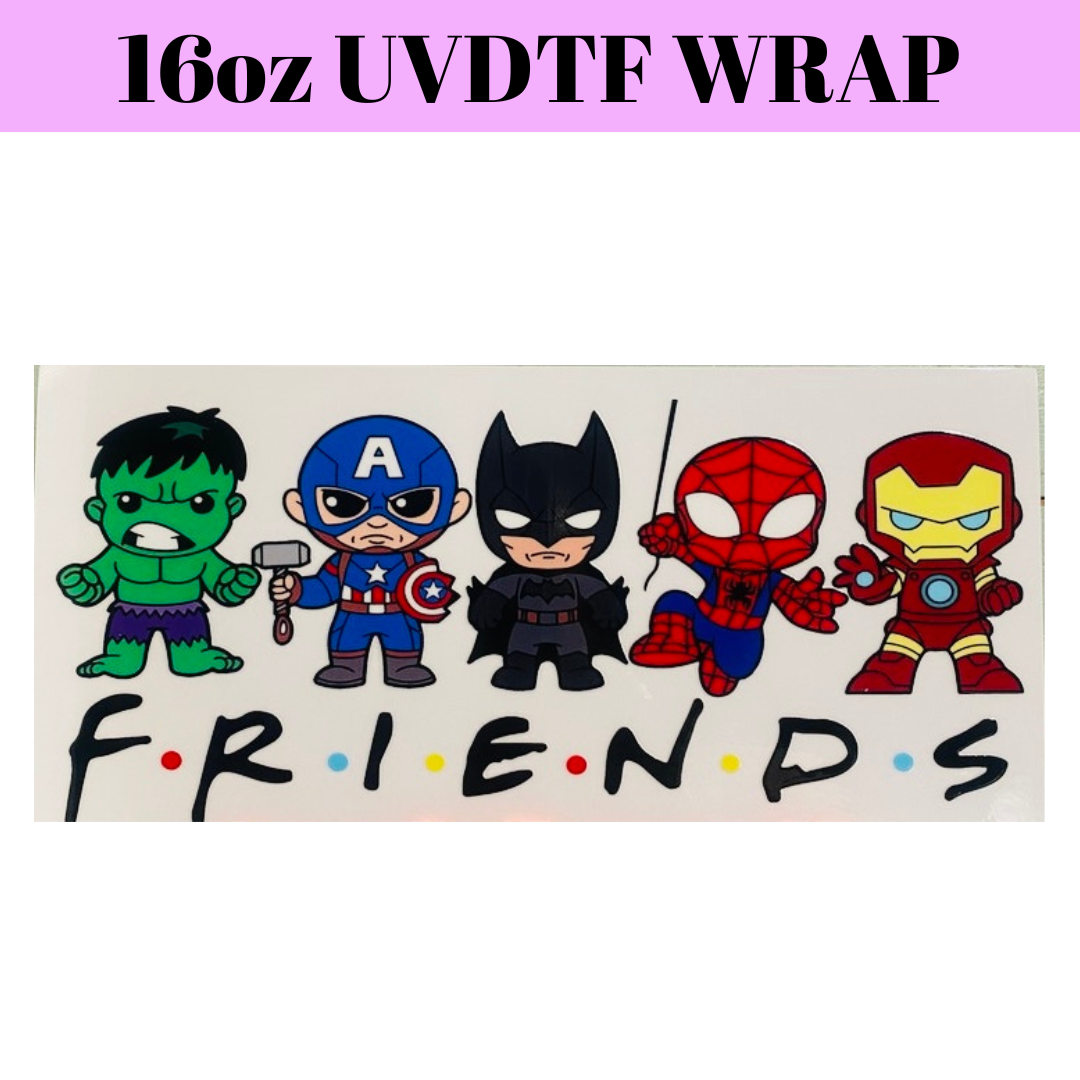 Friends 16oz UVDTF wrap