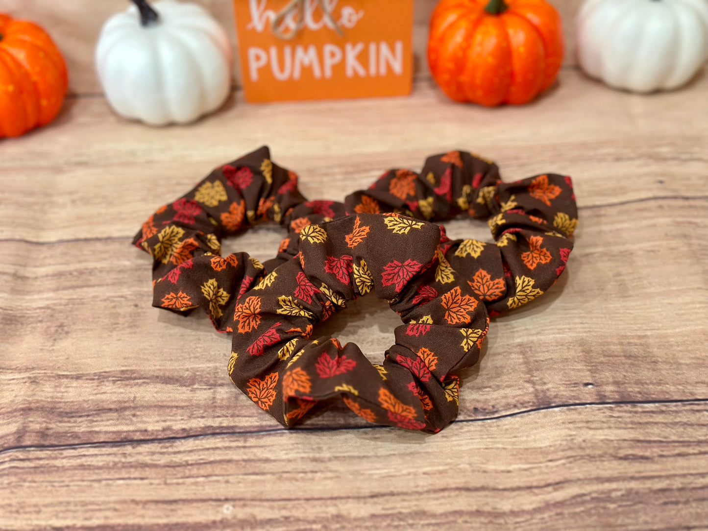 Autumn scrunchie