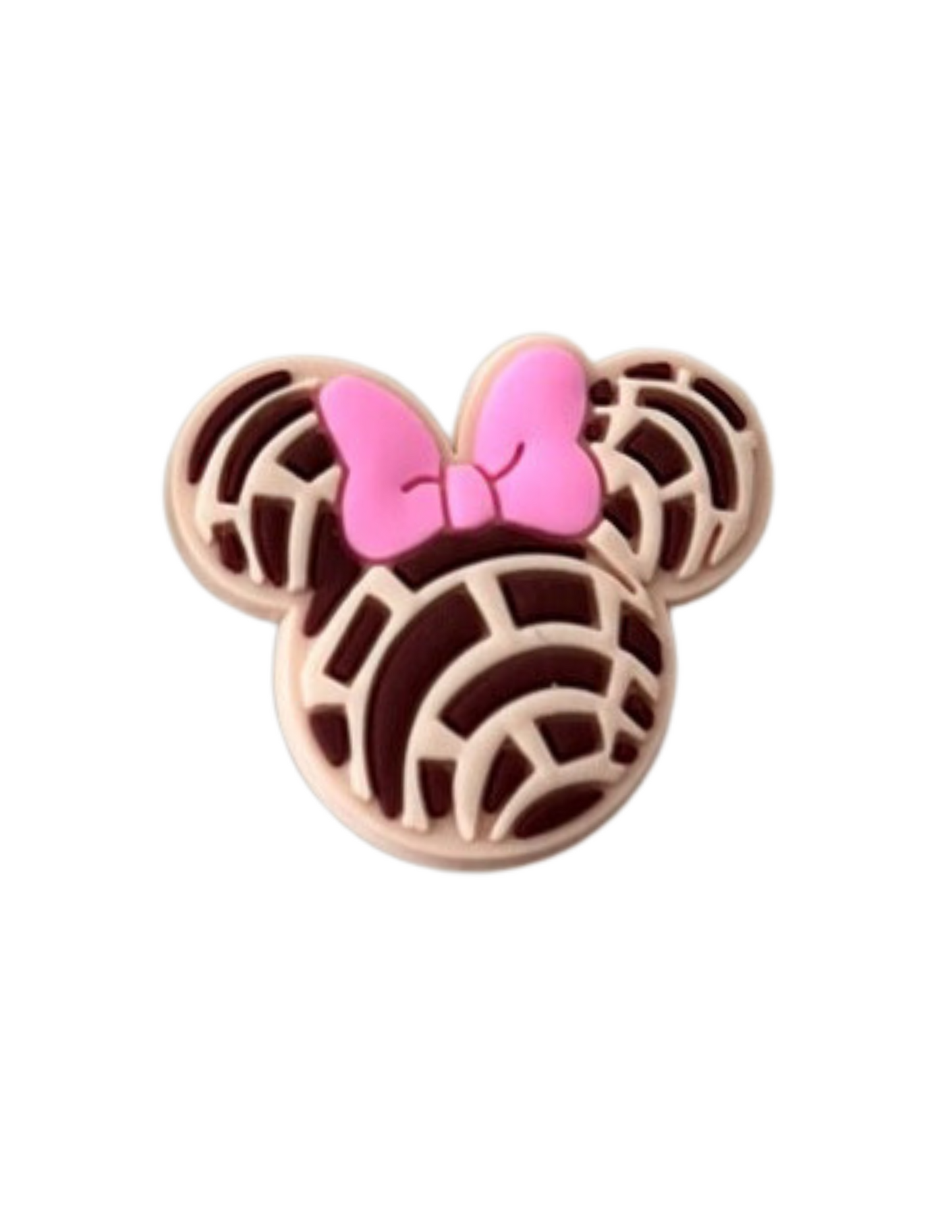 Mouse concha with bow shoe charm