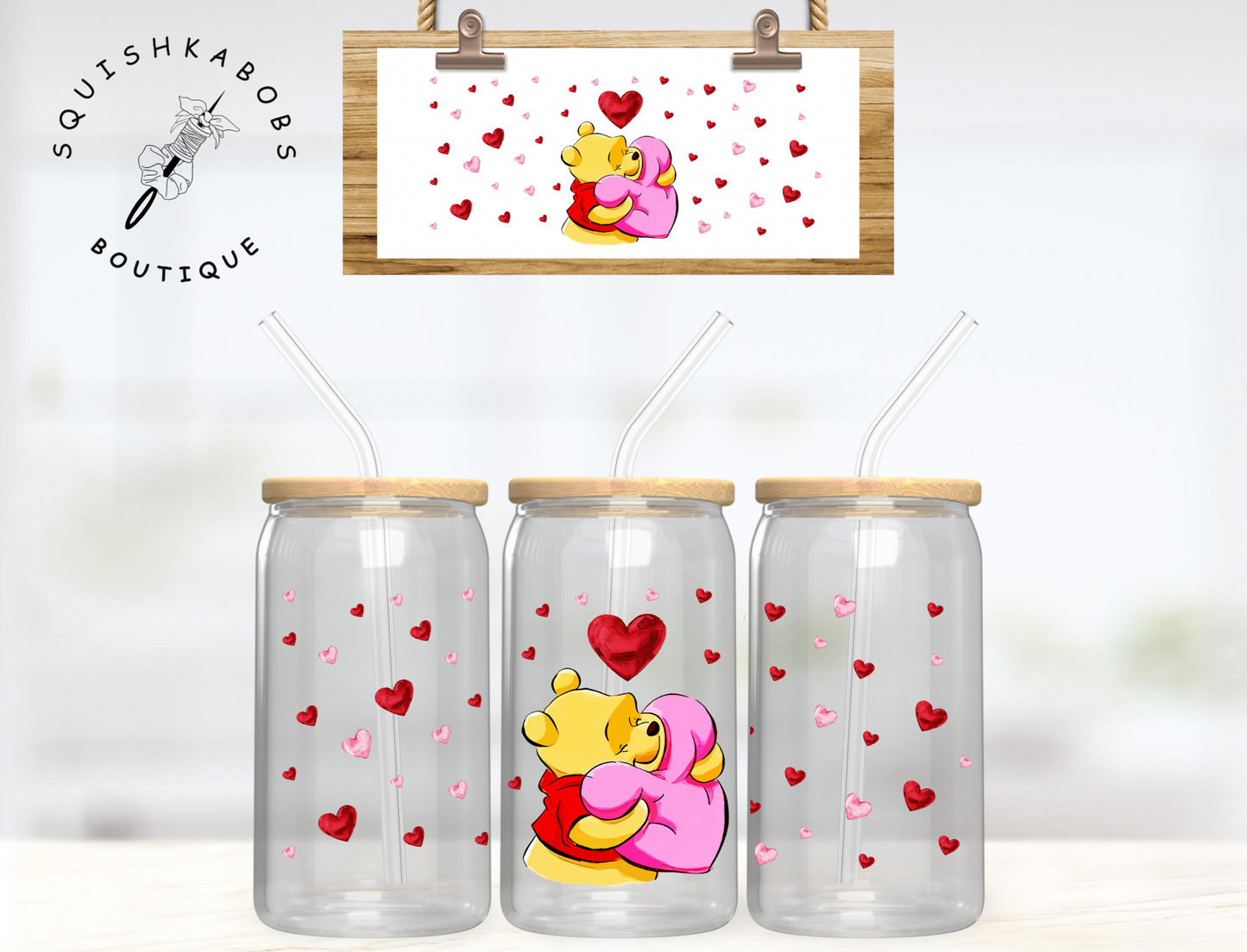 Valentines 16oz UVDTF wrap