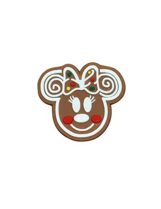 Mouse gingerbread shoe charm