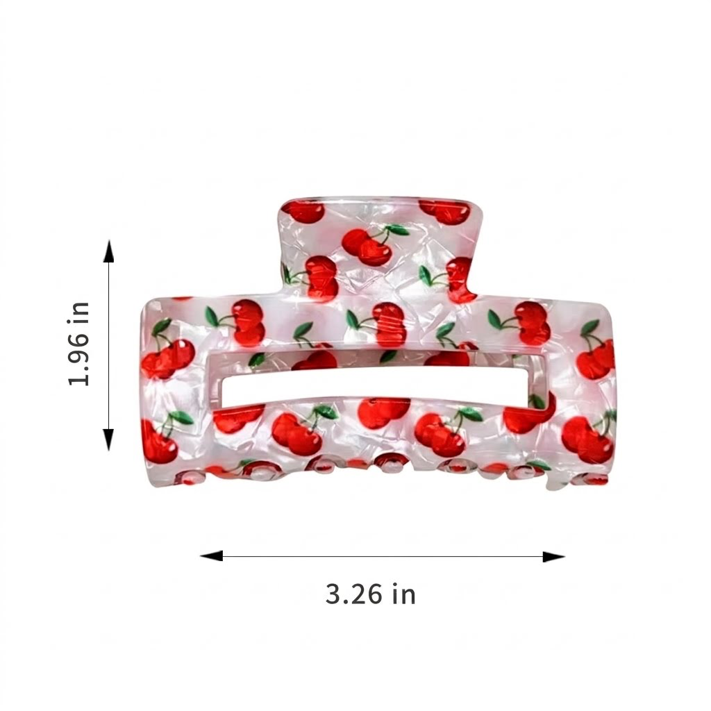 Strawberry claw clip