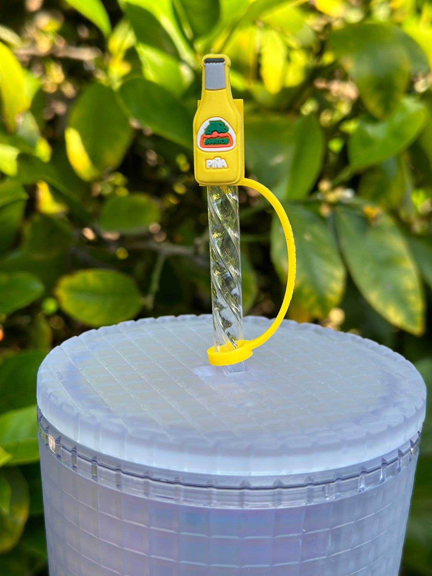 Piña Jarritos straw topper