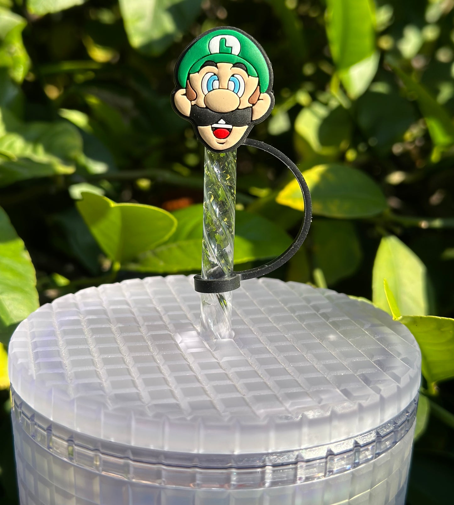 Luigi straw topper