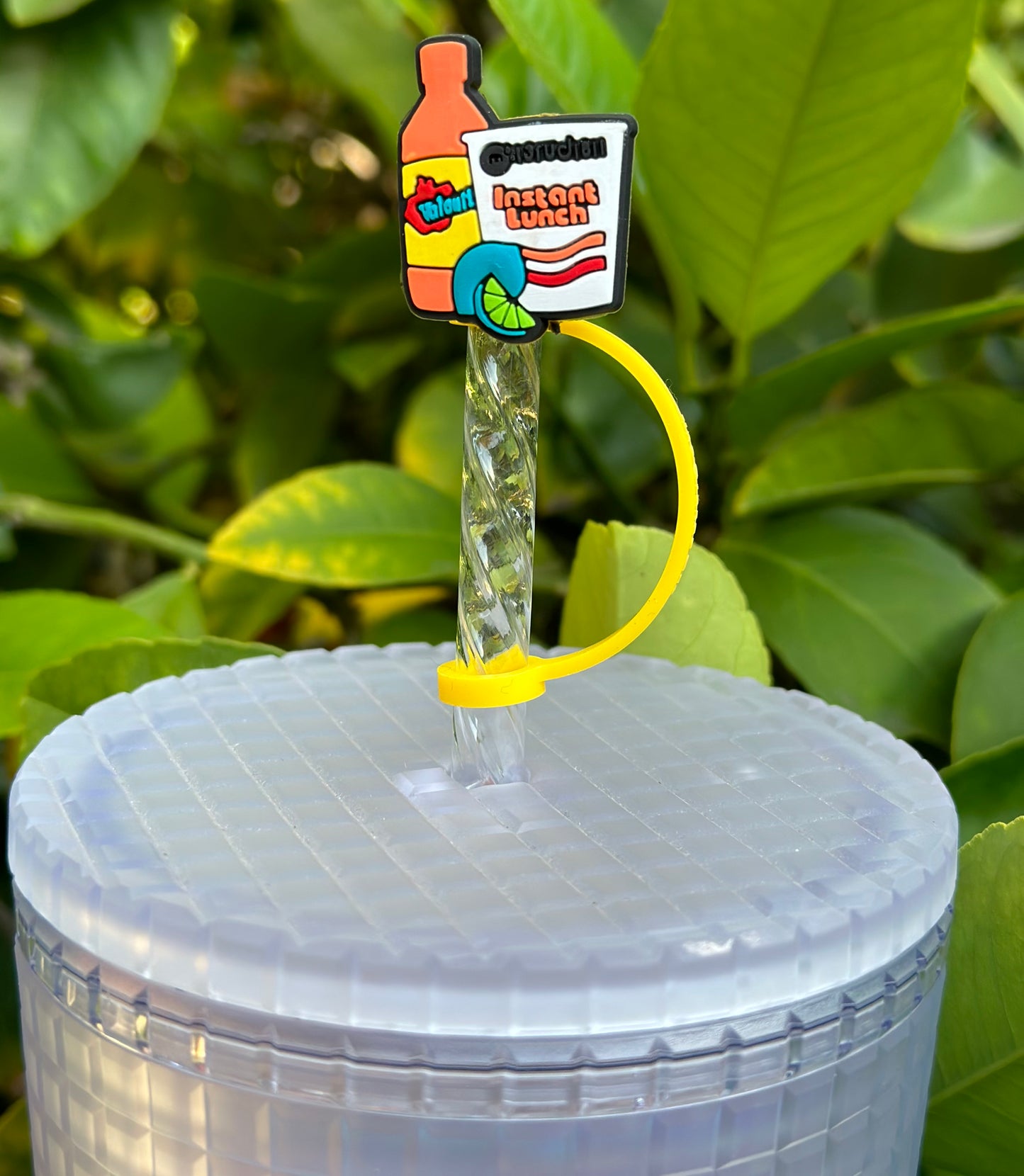 Maruchan straw topper