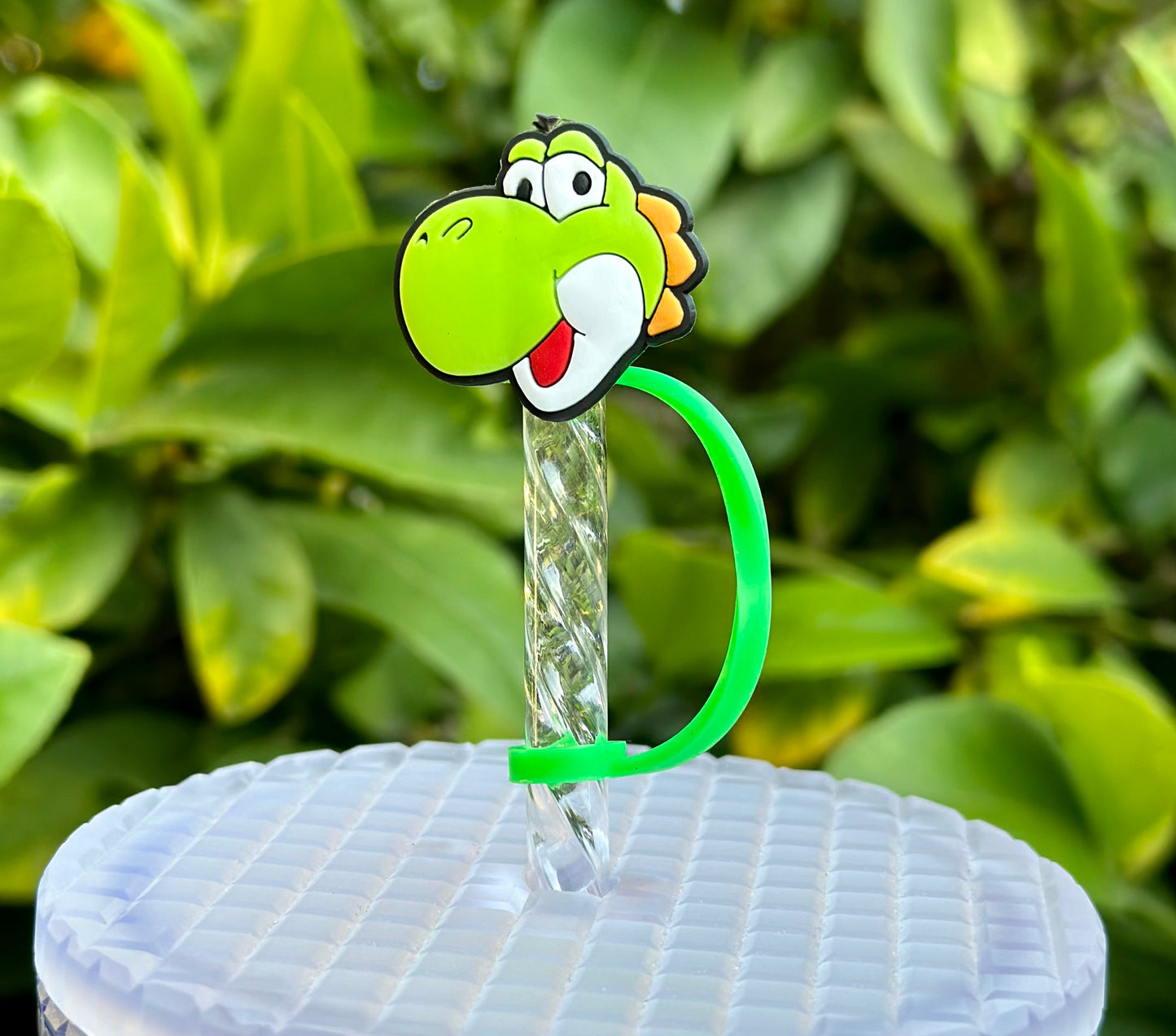 Yoshi straw topper
