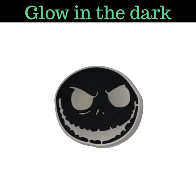 Glow in the dark halloween shoe charm