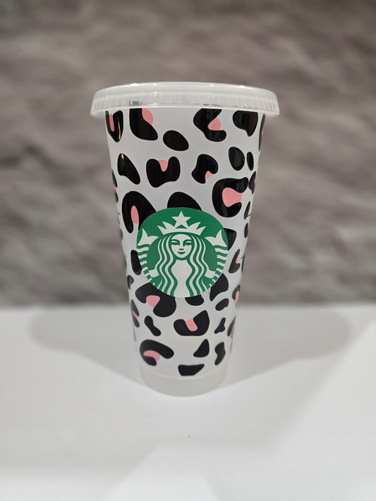 Leopard print 24oz cup