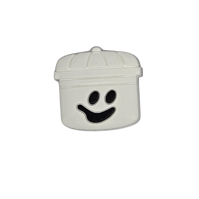 Ghost bucket shoe charm