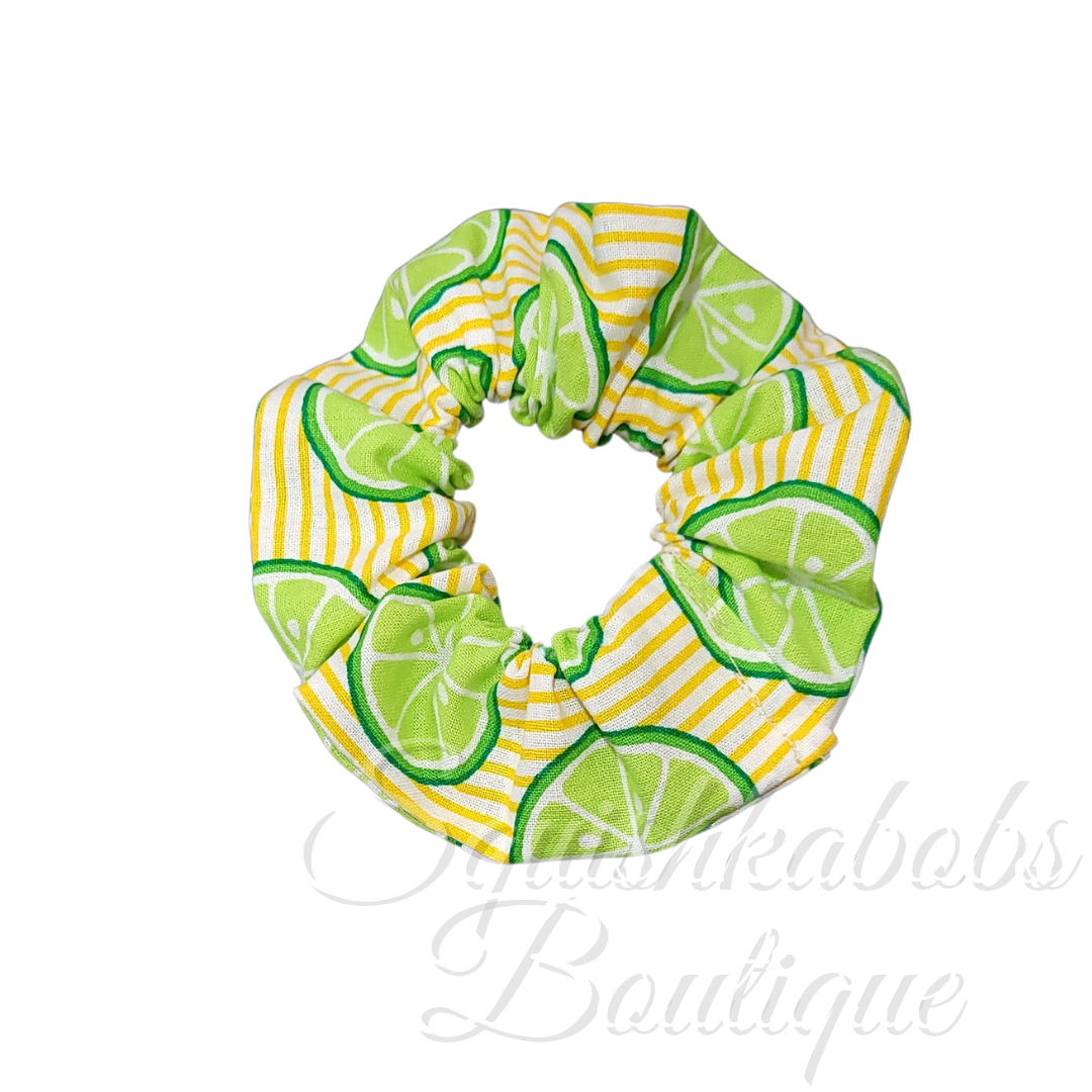 Lime scrunchie