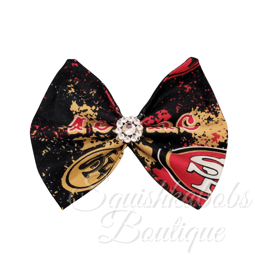 49ers ShirtHair Bow  Val's Boutique