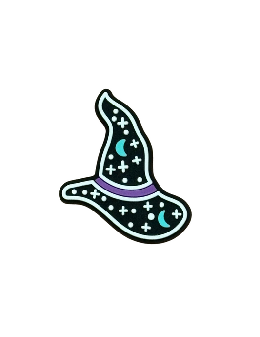 Witch hat shoe charm
