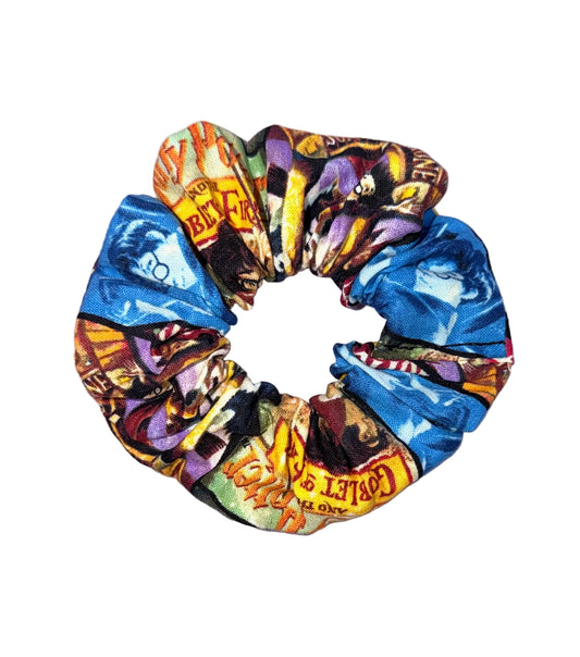 Wizard Book Collage Scrunchie