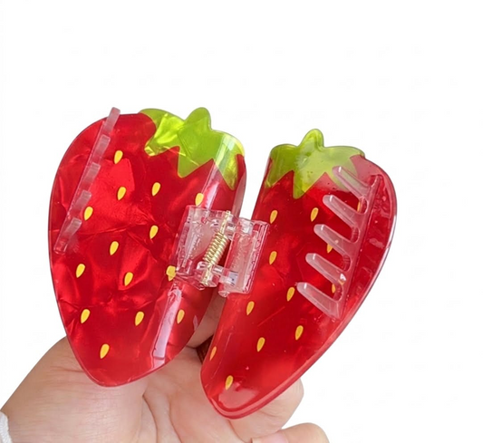 Strawberry Claw Clip