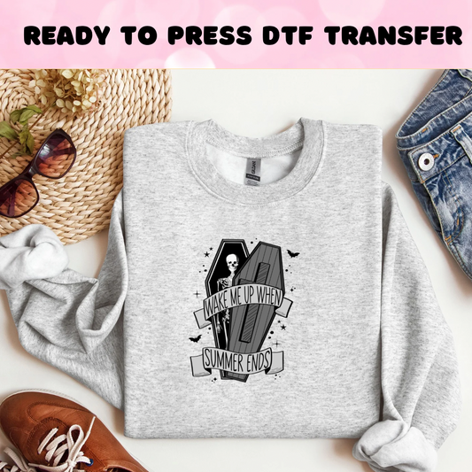 Wake me up DTF Heat Transfer