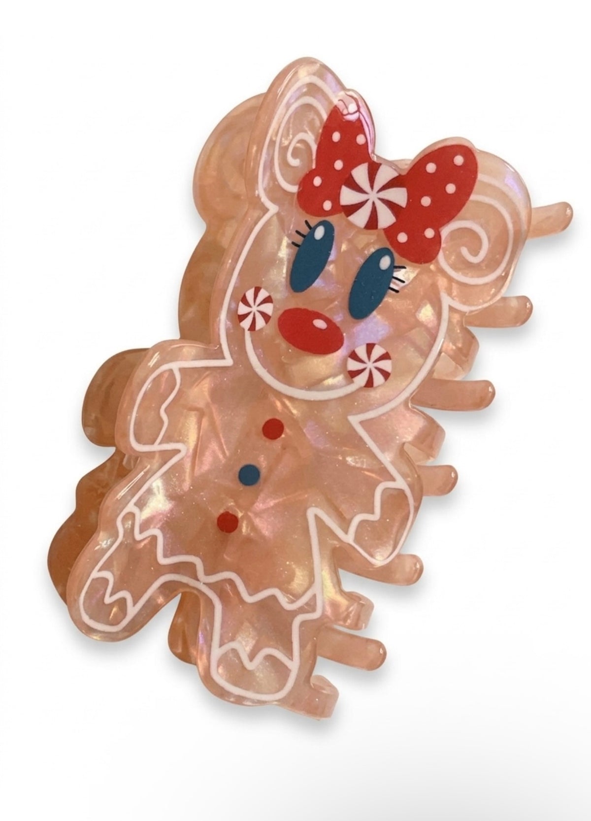Gingerbread Claw Clip