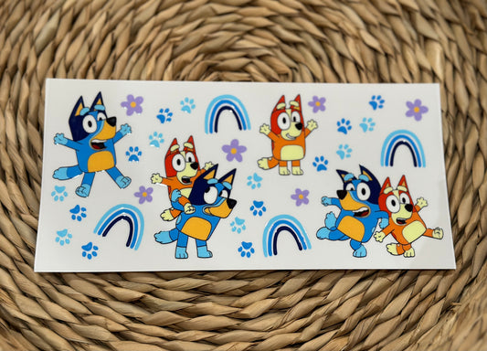 Puppy UVDTF 16oz cup wrap