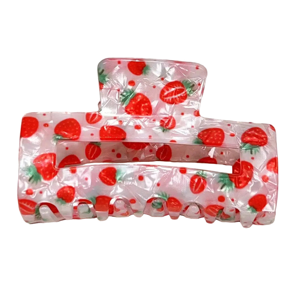 Strawberry claw clip