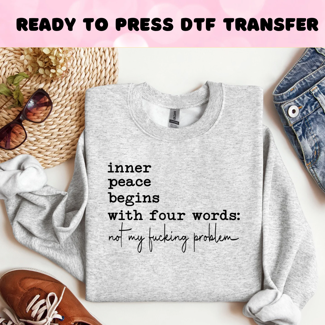 Inner peace DTF Heat Transfer