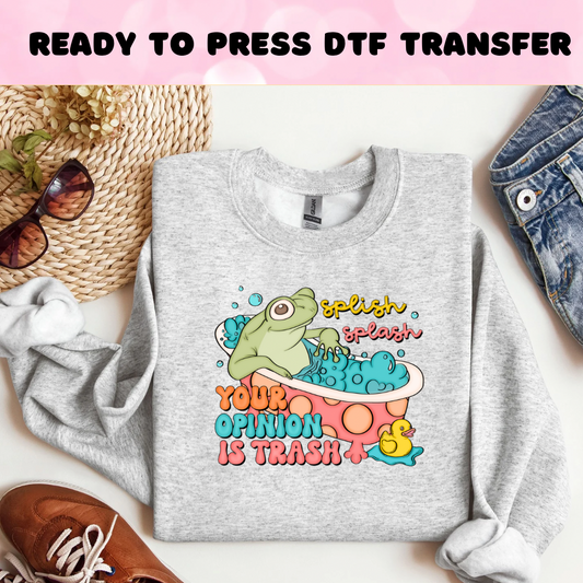 Splish Splash DTF Heat Transfer