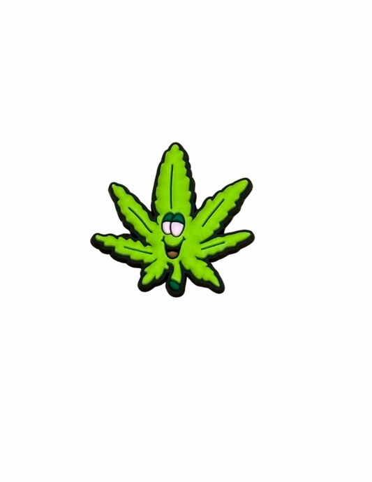 Leaf shoe charm