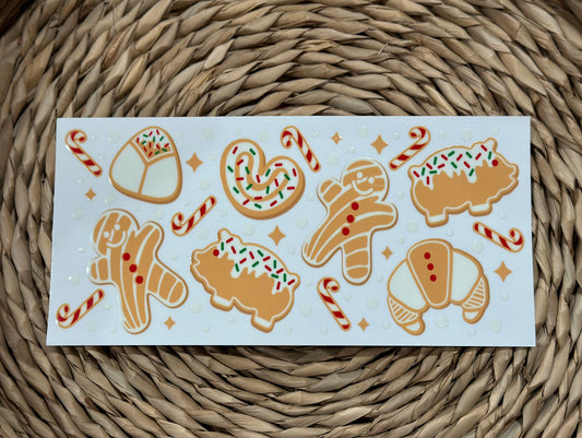 Christmas pan dulce 16oz UVDTF wrap
