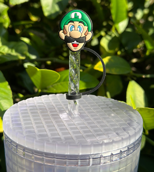 Luigi straw topper