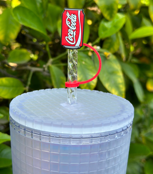 Coca cola straw topper