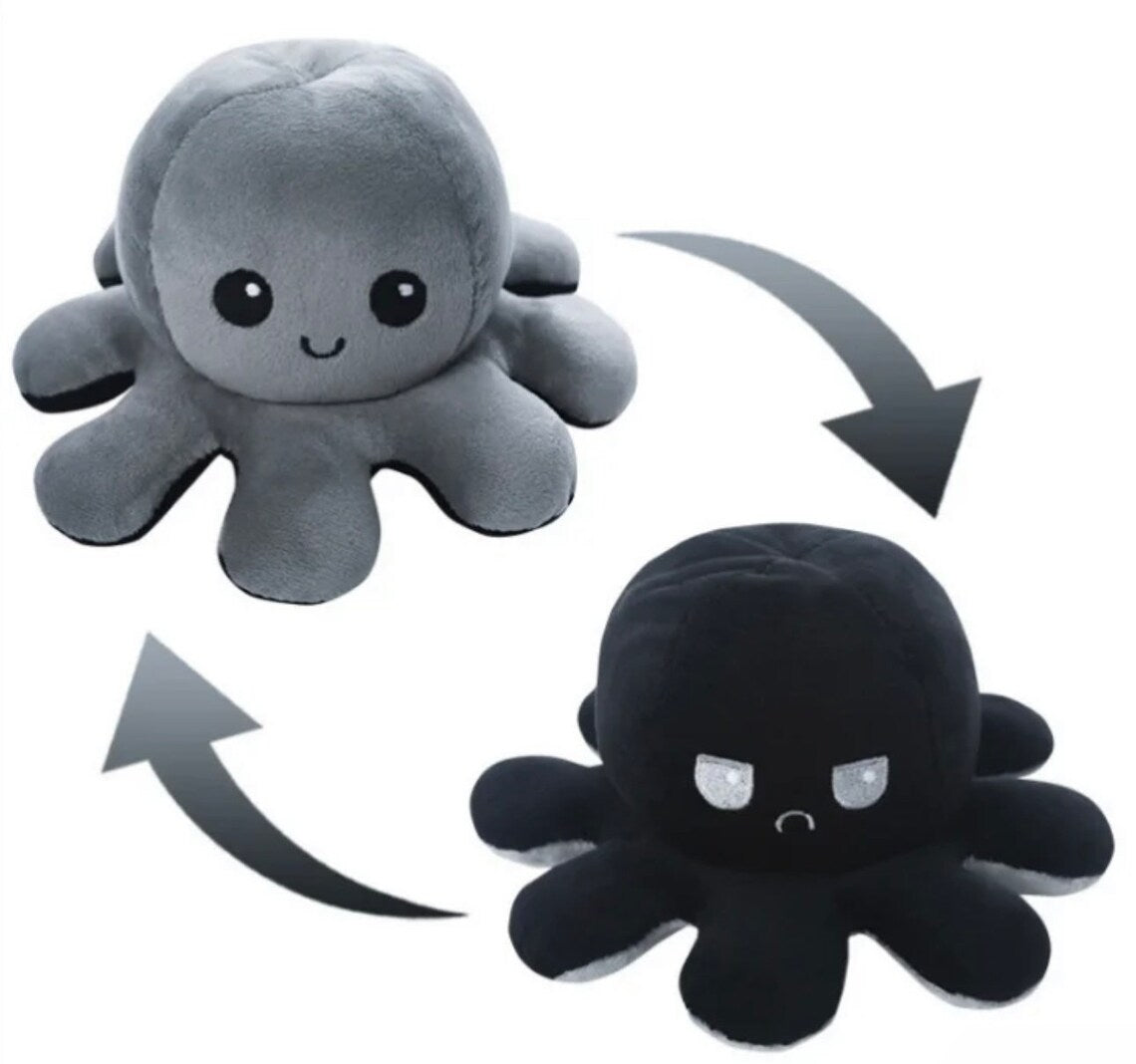 Reversible Octopus plushie