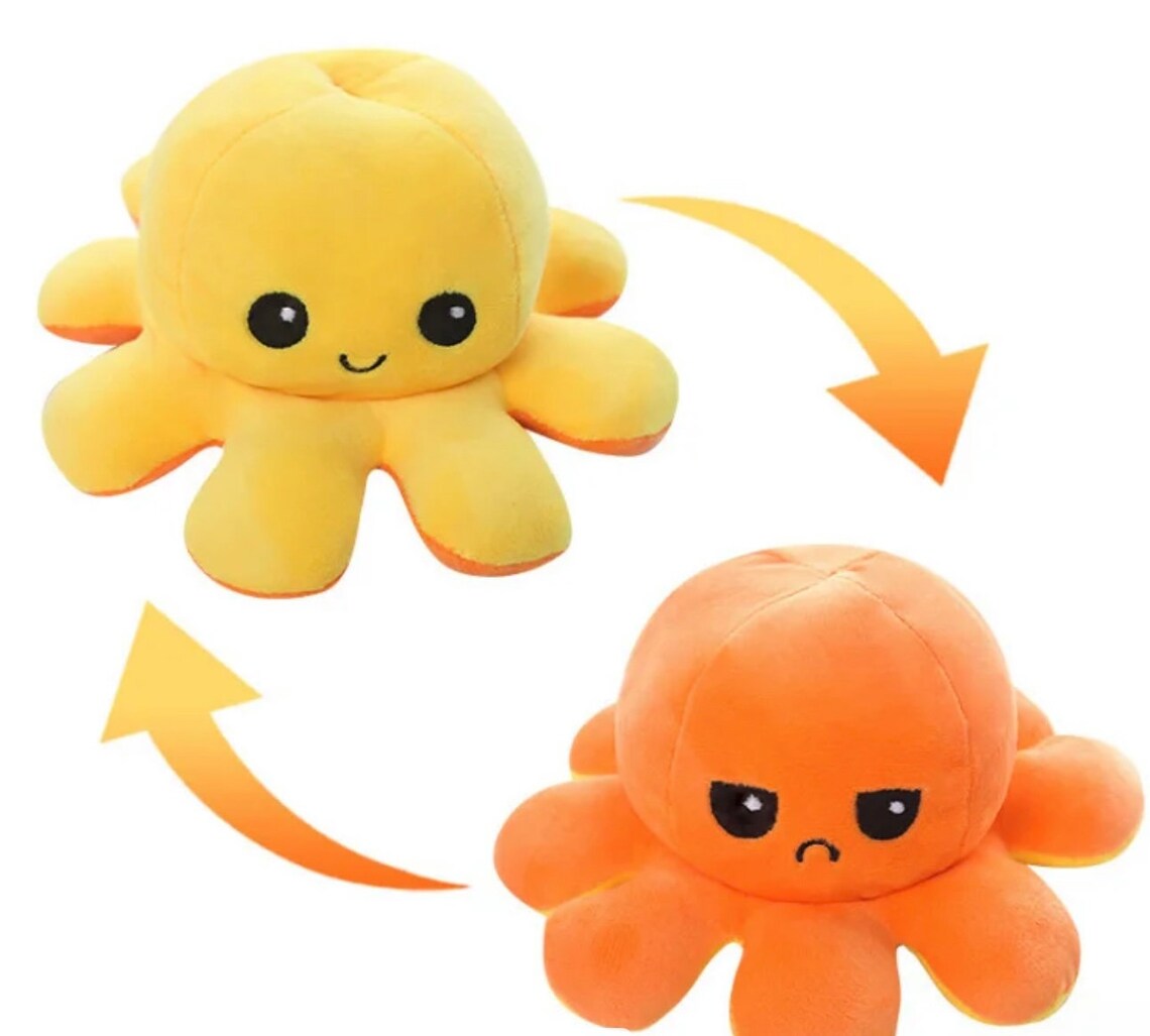 Reversible Octopus plushie