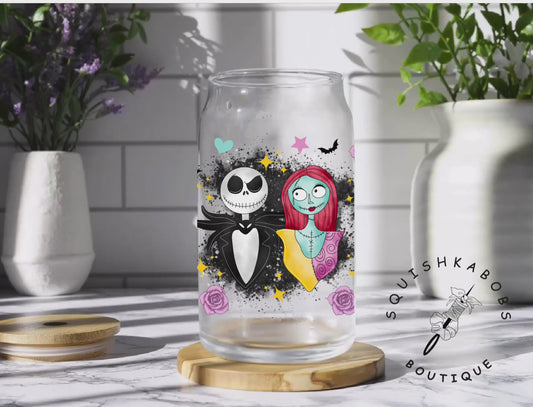 Jack and Sally 16oz cup