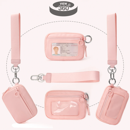 PREORDER Pink Cherry Wristlet Wallet