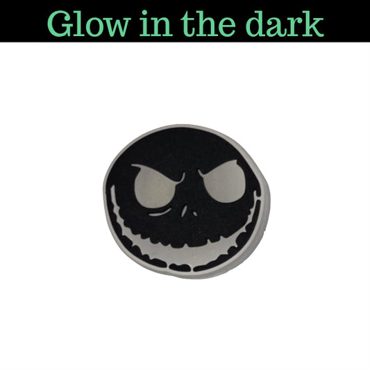 Glow in the dark halloween shoe charm