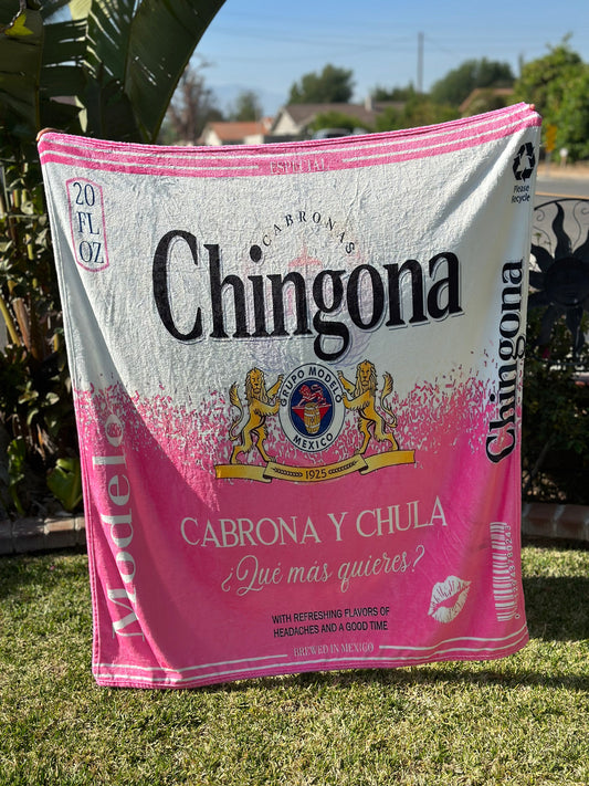 Chingona blanket 60in X 80in