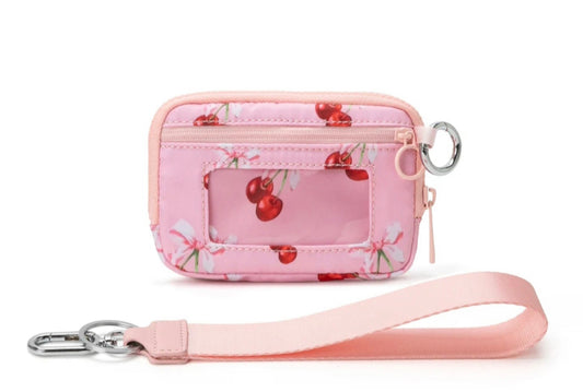 PREORDER Pink Cherry Wristlet Wallet