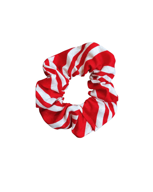Candy cane scrunchie