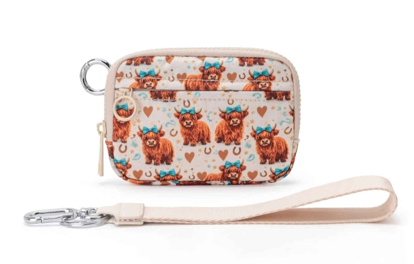 PREORDER Highland Cow Wristlet Wallet