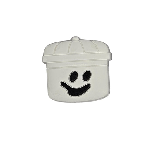 Ghost bucket shoe charm