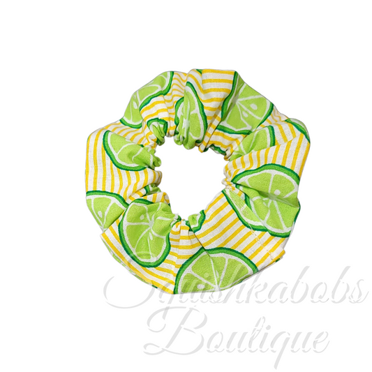 Lime scrunchie