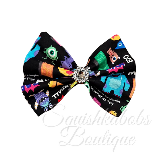 Monsters hair bow